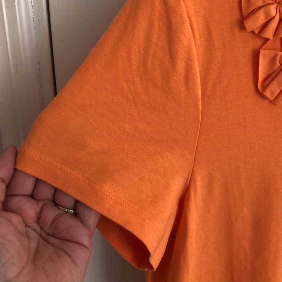 Additions by Chicos Orange Top Sz Medium - Picture 5 of 8